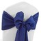 10 Pieces Navy Blue Polyester Chair Sashes 8"x108", Elegant Event Styling